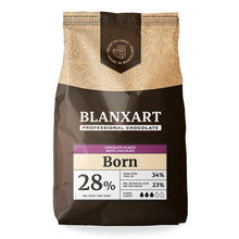 Lade das Bild in den Galerie-Viewer, Blanxart Schokolade - Born 28% - Weiß - 10kg - Drops - Kuvertüre