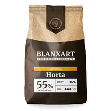 Lade das Bild in den Galerie-Viewer, Blanxart Schokolade - Horta 55% - Zartbitter - 10kg - Drops - Kuvertüre