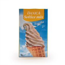 Lade das Bild in den Galerie-Viewer, Dänisches Softeis - Flüssig-Mix Vanille - DANICA - 12x 1 Liter
