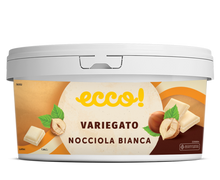 Lade das Bild in den Galerie-Viewer, Variegato - Nocciola Bianca - Weiße Schokolade mit Haselnuss - ECCO! - 3,5kg
